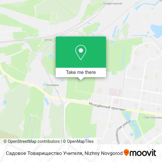 Садовое Товарищество  Учителя map