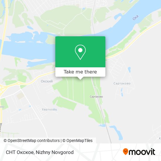 СНТ  Окское map
