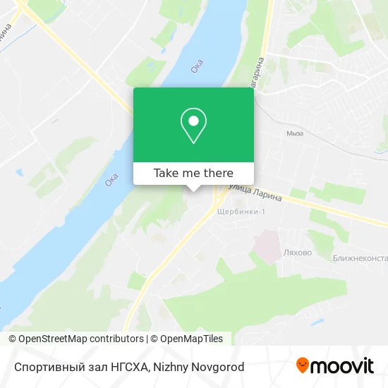 Спортивный зал НГСХА map