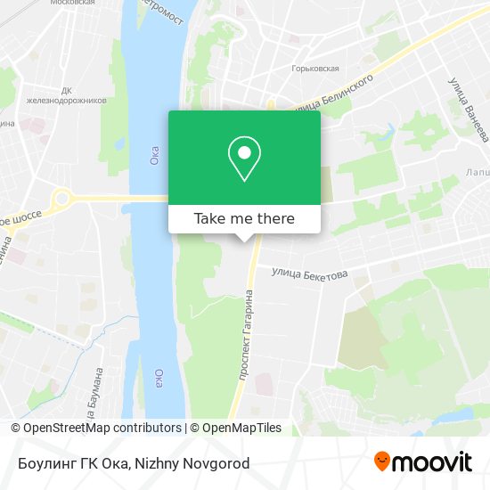 Боулинг ГК Ока map