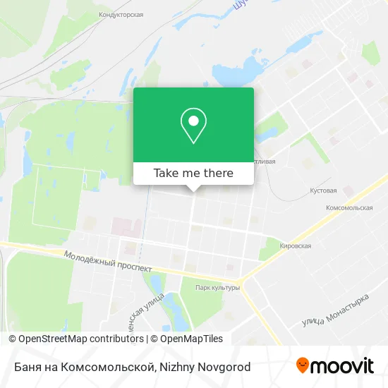 Баня на Комсомольской map