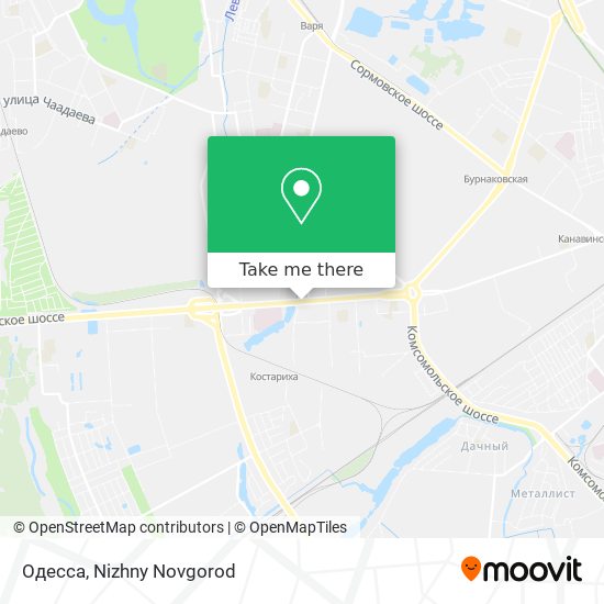 Одесса map