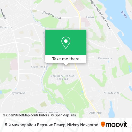5-й микрорайон Верхних Печер map