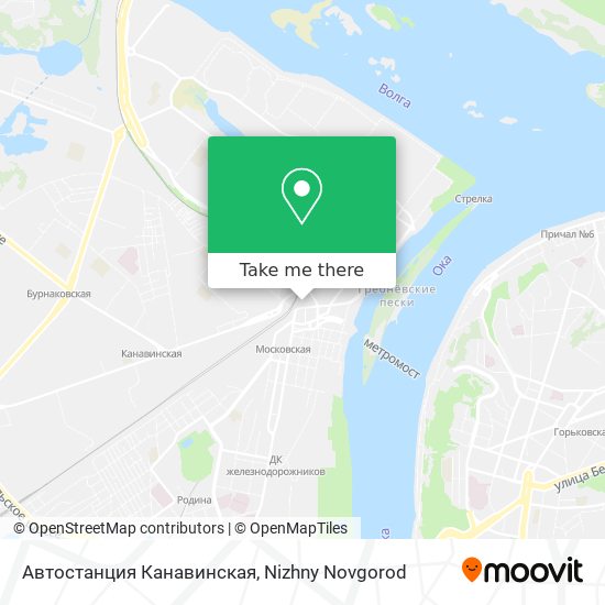 Автостанция Канавинская map