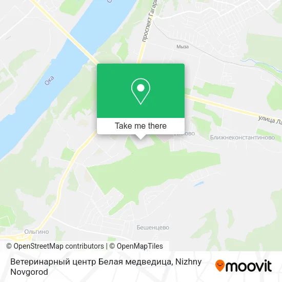 Ветеринарный центр  Белая медведица map