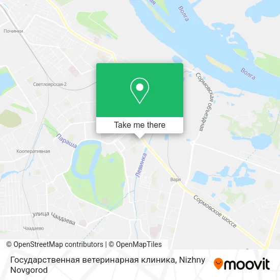 Государственная ветеринарная клиника map