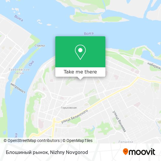 Блошиный рынок map
