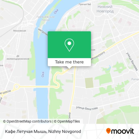 Кафе Летучая Мышь map