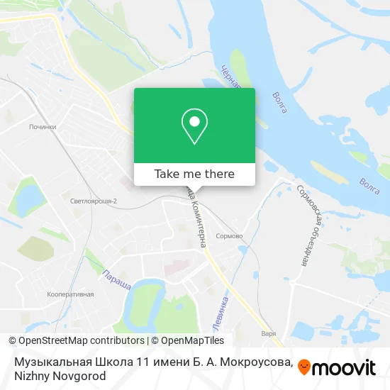 Музыкальная Школа 11 имени Б. А. Мокроусова map