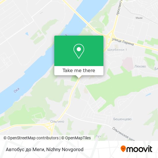 Автобус до  Меги map