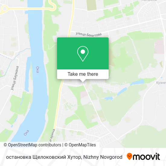 остановка Щелоковский Хутор map
