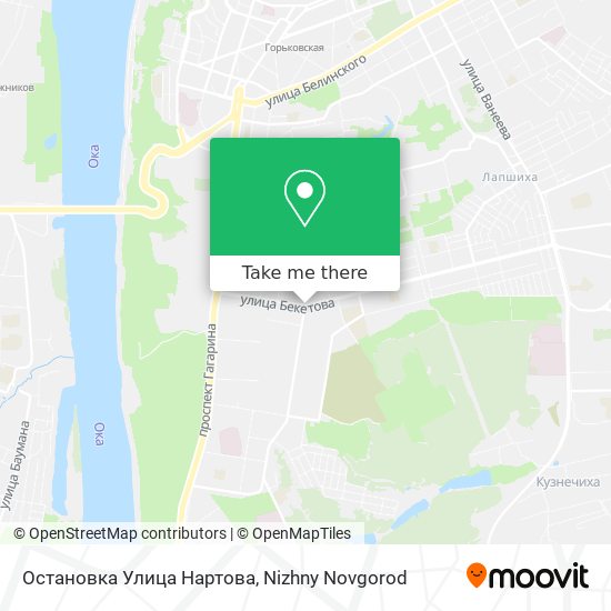 Остановка  Улица Нартова map