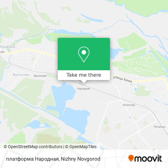 платформа Народная map