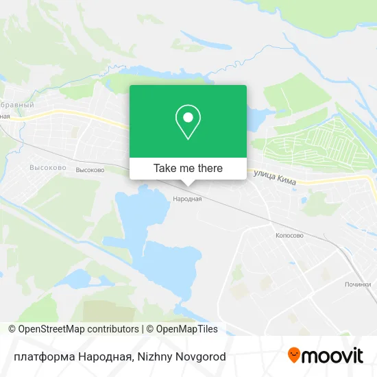платформа Народная map
