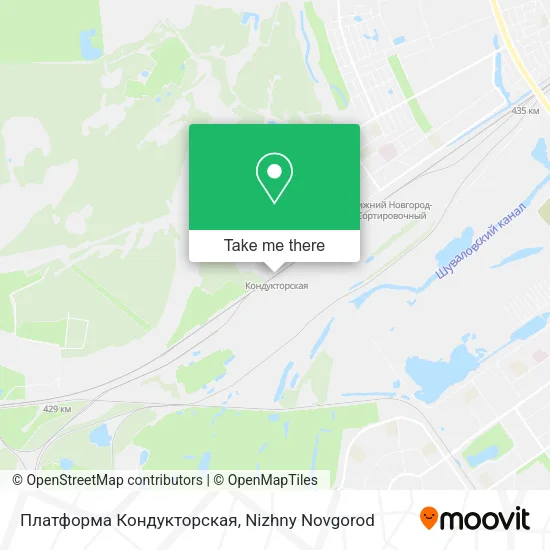 Платформа Кондукторская map