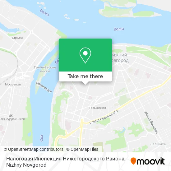 Налоговая Инспекция Нижегородского Района map