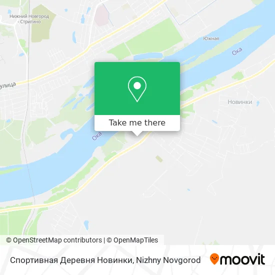 Спортивная Деревня Новинки map