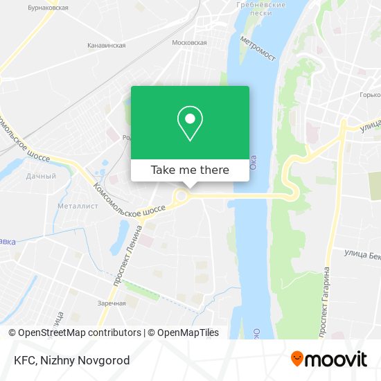 KFC map