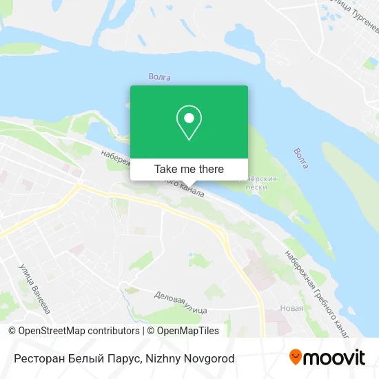 Ресторан Белый Парус map