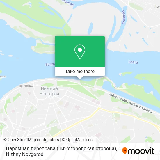 Паромная переправа (нижегородская сторона) map