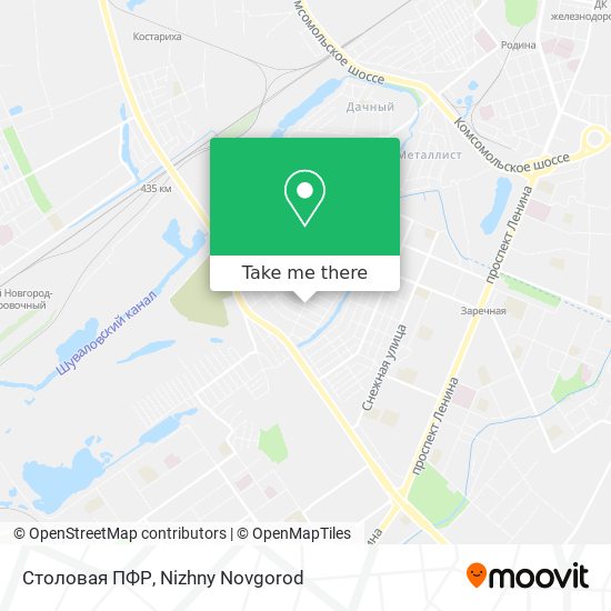Столовая ПФР map
