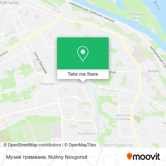 Музей трамваев map