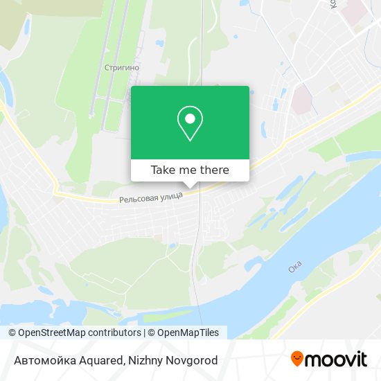 Автомойка  Aquared map