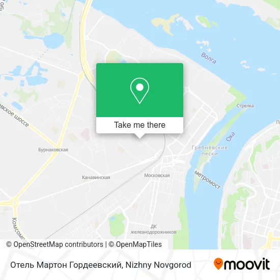 Отель Мартон Гордеевский map