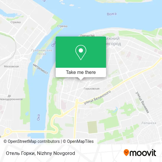 Отель  Горки map