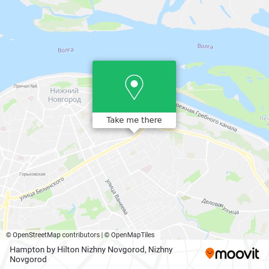 Hampton by Hilton Nizhny Novgorod map