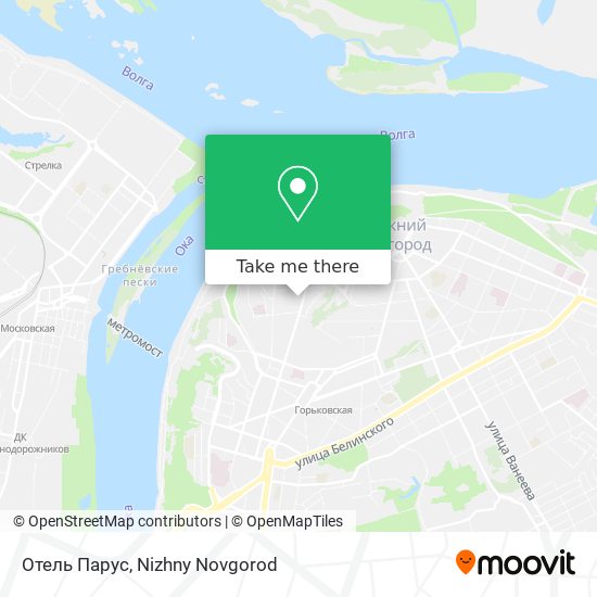 Отель Парус map