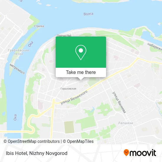 Ibis Hotel map