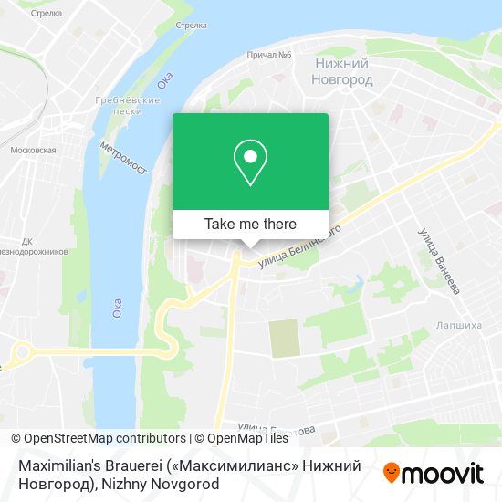Maximilian's Brauerei («Максимилианс» Нижний Новгород) map