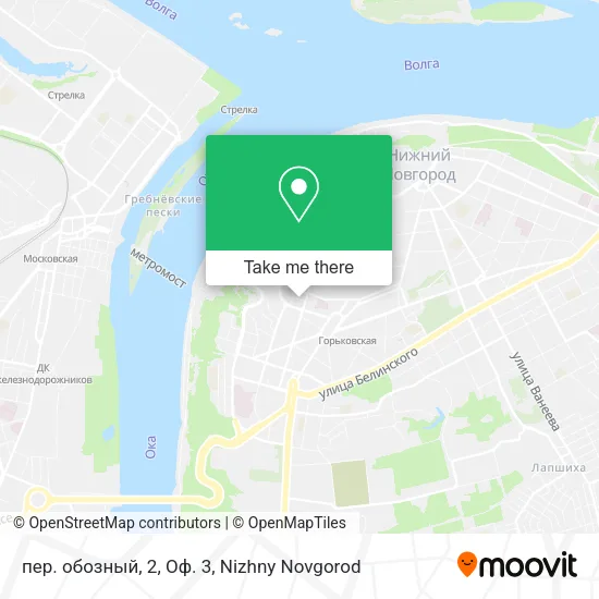 пер. обозный, 2, Оф. 3 map