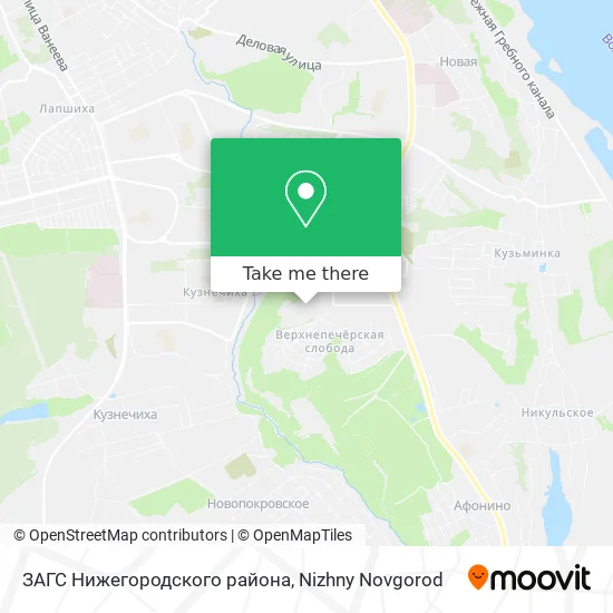 ЗАГС Нижегородского района map
