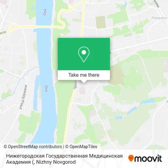 Нижегородская Государственная Медицинская Академия map