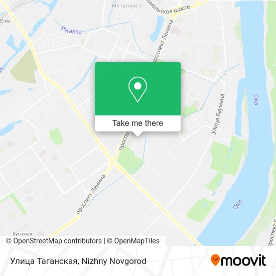 Улица Таганская map