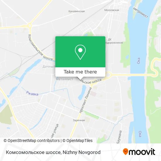 Комсомольское шоссе map