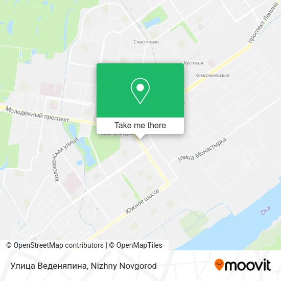 Улица Веденяпина map