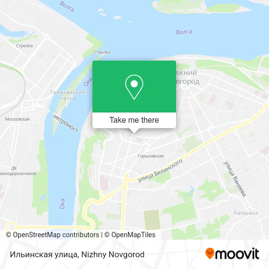 Ильинская улица map