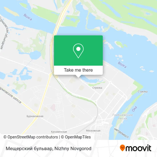 Мещерский бульвар map