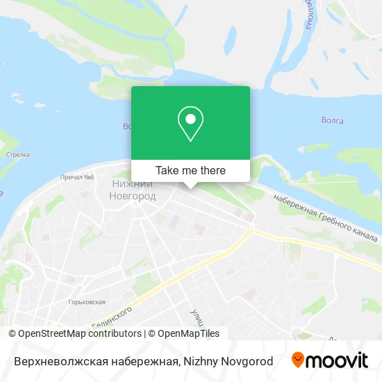 Верхневолжская набережная map