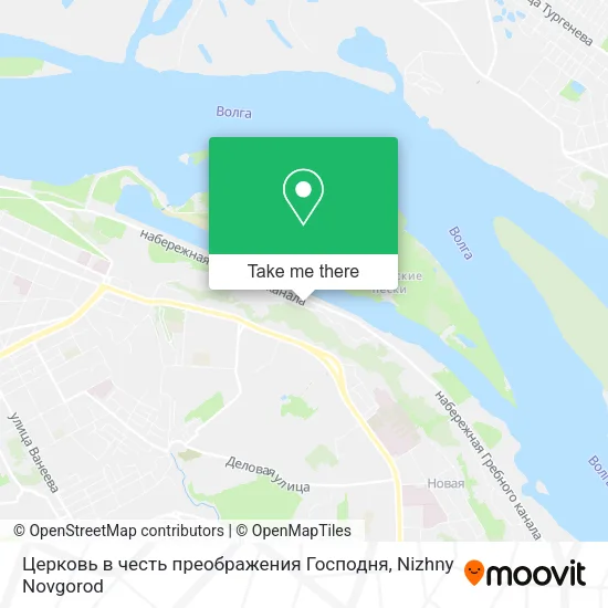 Церковь в честь преображения Господня map