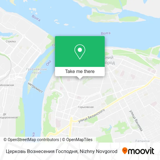 Церковь Вознесения Господня map