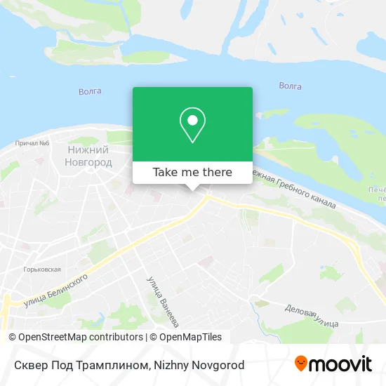 Сквер Под Трамплином map