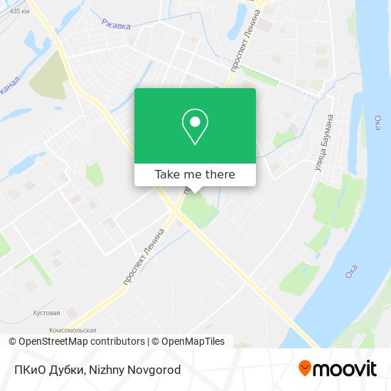 ПКиО  Дубки map