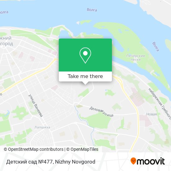 Детский сад №477 map