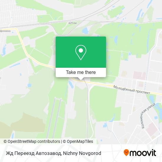 Жд Переезд Автозавод map