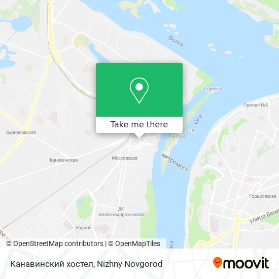 Канавинский хостел map