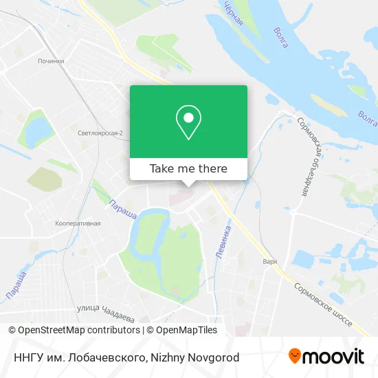 ННГУ им. Лобачевского map